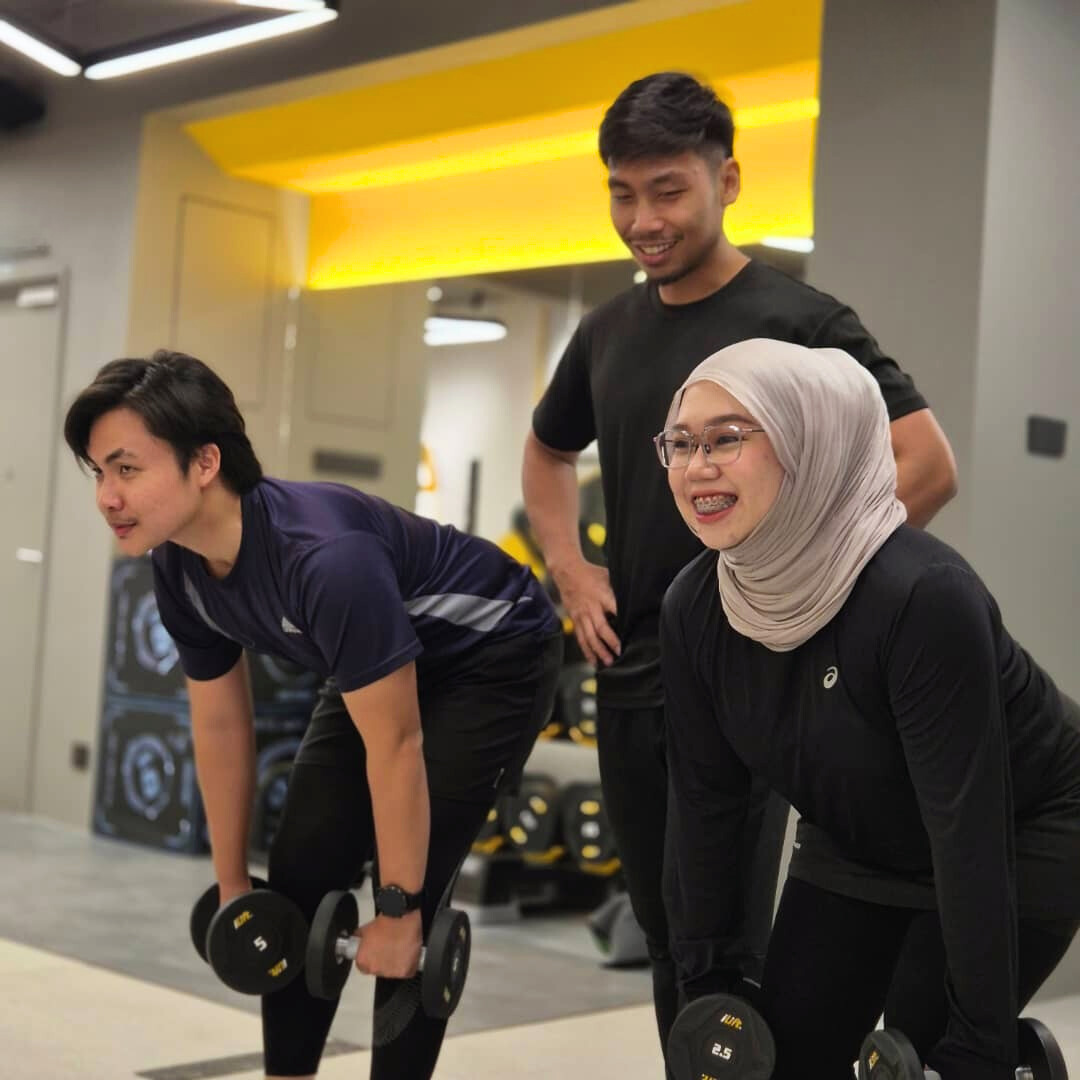 Strength training at iLift Pines Square, MJC Kuching