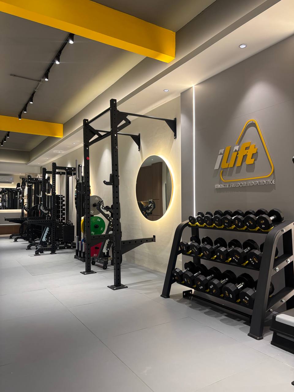Inside the iLift Milan Square studio, Kuching